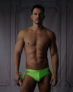 Lime Breeze Swim Trunks