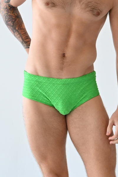 Lime Swim Trunks