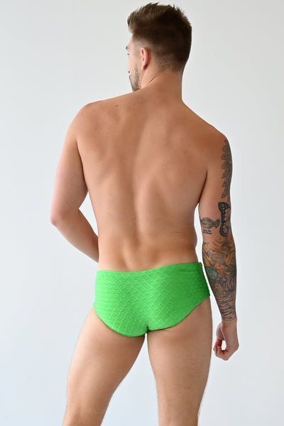 Lime Swim Trunks